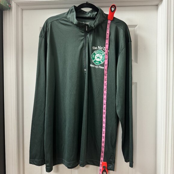 Boston Irish Fire Fir Na Tine Paragon Performance Quarter Zip Pullover size 2XL - Picture 5 of 9